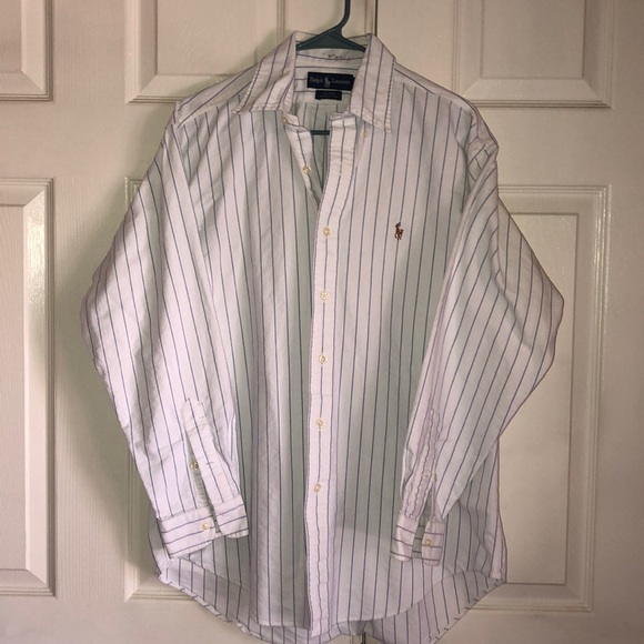 Ralph Lauren Other - Ralph Lauren Blake White Stripe Long Sleeve Shirt
